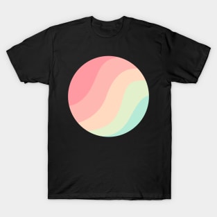 Pastel Color Circle T-Shirt